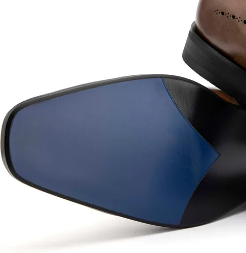 Vista 4 de Meijiana Zapatos formales Oxfords para hombre, zapatos casuales de negocios con cordones, zapatos de vestir de moda para hombres