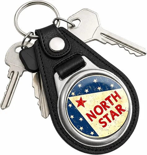 Vista 20 de Brotherhood Round Key Chain for Vintage Motor Oil, Petroleum, and