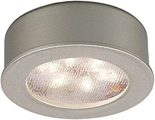 Vista 10 de WAC Lighting HR-LED87-27-BN Luz LED de botón redonda blanca suave de 3000K, níquel cepillado