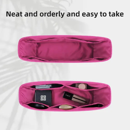 Vista 7 de DGAZ Organizador de bolso personalizado o inserto de almohada para bolsas LV Neverfull MiniPMMMGM, organizador de bolsas suave y sedoso, bolso