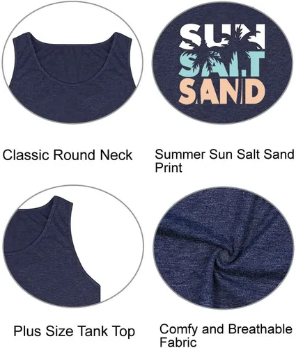 Vista 4 de Camiseta sin mangas con estampado de piña hawaiana para mujer, talla grande, con estampado gráfico hawaiano, camiseta sin mangas para vacaciones