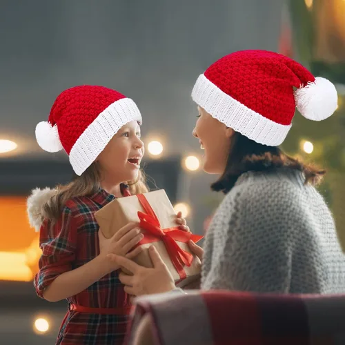 Vista 5 de Gorro de Papá Noel para niños y niñas