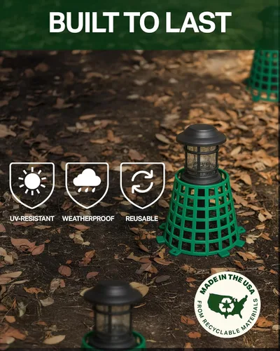 Vista 5 de Protectores de tronco de árbol para árboles jóvenes y árboles jóvenes, protectores de árboles, envolturas a prueba de animales contra ciervos