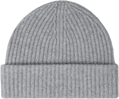 Vista 3 de Gorro de punto grueso para hombre, cachemira, suave y elástico, gorro cálido para invierno