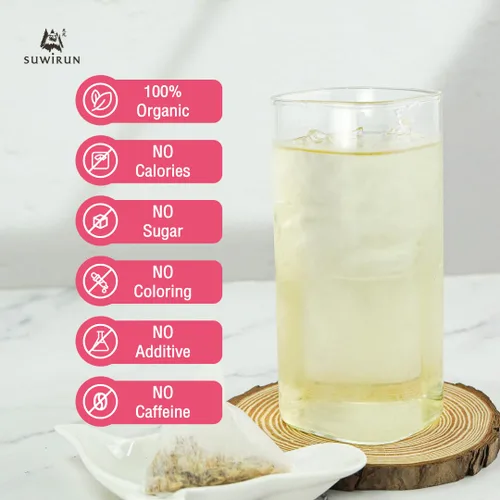 Vista 6 de Suwirun Té orgánico de citronela, 25 bolsas, producto de Tailandia, té de hierbas cítrico y refrescante, sin cafeína, sin calorías, alivia