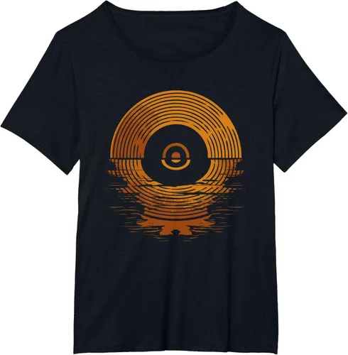 Vista 32 de Vinyl LP Records - Camiseta de vinilo Sunset Negro