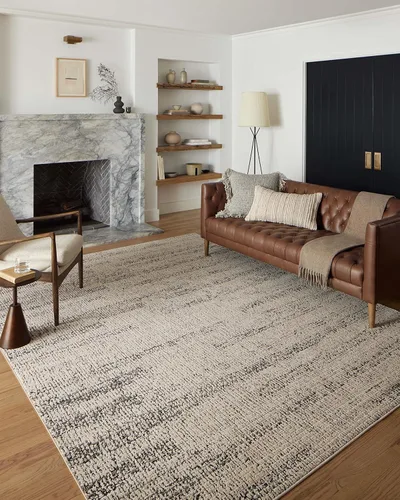 Vista 11 de Loloi Darby - Alfombra decorativa de 2 pies y 7 pulgadas x 4 pies DAR-05 Approx. 3x4 Entryway Kitchen, Contemporary, Sophisticated, Cozy