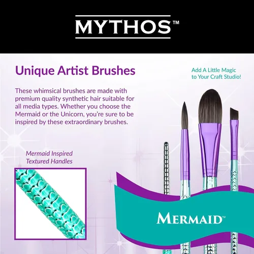 Vista 4 de Royal & Langnickel Mythos Mermaid 7 PC Set, Myth 201