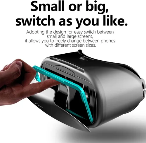 Vista 2 de VR Headset 3D Virtual Reality Headset VR Accessories for Movies and Games VR Glasses for iPhone Android Phone Best Virtual Reality Goggles