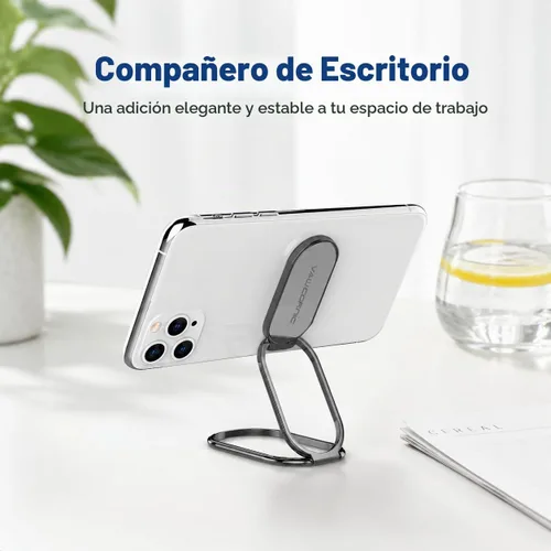 Vista 7 de VAWcornic Soporte para anillo de teléfono, soporte de dedo giratorio de doble dirección de 540° para iPhone, Samsung, Huawei Smartphone, Tablet