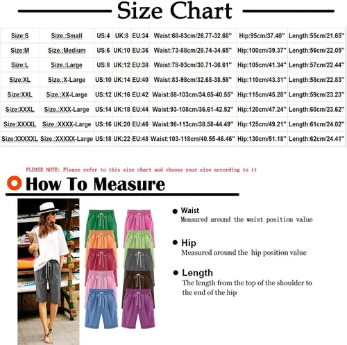 Vista 3 de DASAYO Summer 2023 New Women Casual Drawstring Bermuda Shorts Vacation Trendy Solid Color Curling Cotton Shorts with Pockets