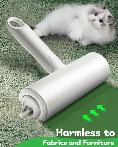 Vista 5 de Removedor de pelo de mascotas, herramienta de eliminación reutilizable para gatos y perros Upgraded Portable Lint Removal for Cat and Dog Hair on
