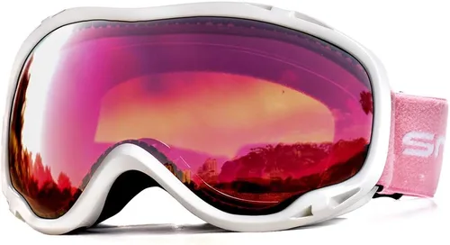 Vista 10 de Gafas de esquí para esquí, snowboard, motos de nieve para hombres, mujeres y adultos, antivaho 100% protección UV