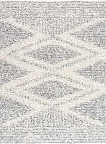 Vista 16 de Hauteloom Trunding Tapete Peludo Marroquí para Puerta Estilo Casa de Campo Alfombra de Área Pequeña - Alfombra Peluda Bohemia - Felpa de Pelo Alto