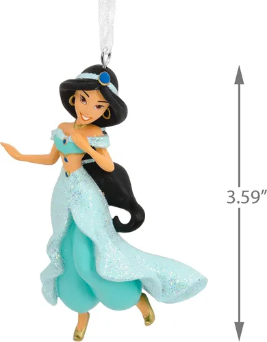 Vista 4 de Hallmark Adorno navideño de la Princesa Jasmine de Aladdin de Disney