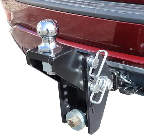 Vista 8 de Shocker 20K Impact Max - Soporte de bola elevada, altura de 5 pulgadas a caída de 3 pulgadas, se adapta a enganche de 2-1/2 pulgadas, tiene bola