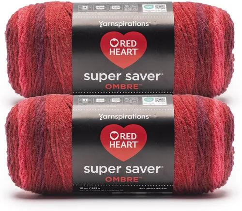 Vista 150 de Red Heart Hilo Super Saver, paquete de 3, camuflaje, 3