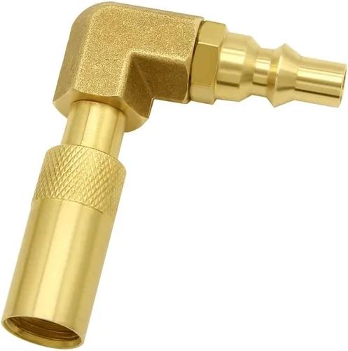 Vista 6 de Hooshing Adaptador de codo de conexión rápida RV de 1/4 de pulgada, ajuste de conversión de baja presión para Blackstone de 17 pulgadas y 22
