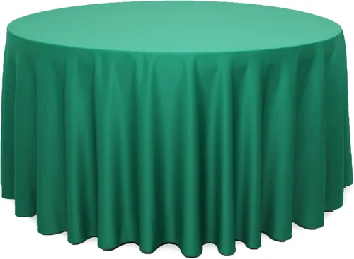 Vista 11 de YOUR CHAIR COVERS - Mantel rectangular L'Amour de 90 x 132 pulgadas - Mantel de boda prémium para mesas rectangulares de banquete de 6 pies - Verde