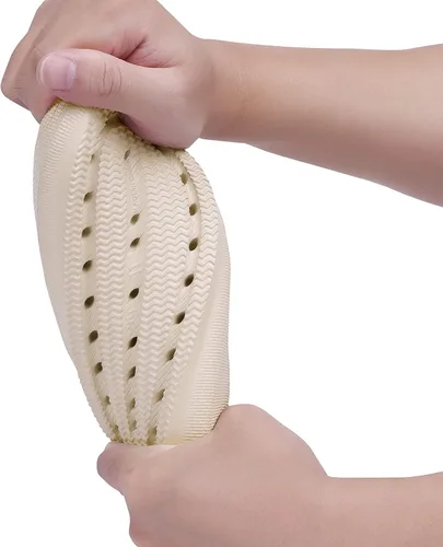 Vista 7 de WYSBAOSHU Sandalias deslizantes para niños y niñas, cómodas, antideslizantes, suela gruesa, para verano, ducha, piscina, playa, agua