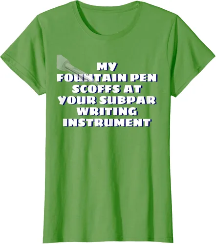 Vista 3 de My Fountain Pen Scoffs At Your Subpar - Camiseta de manga corta