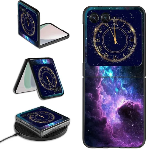 Vista 34 de Rossy Funda para Motorola RAZR 5G, para Moto RAZR 5G, funda delgada y ligera de policarbonato duro a prueba de golpes para Motorola Moto RAZR 5G
