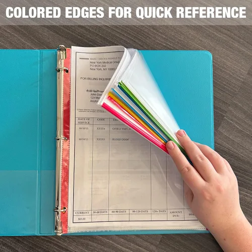 Vista 3 de SAMSILL Colored-Edge Sheet Protector Family