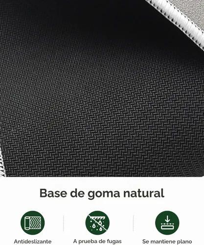 Vista 3 de ALOANES Alfombrilla de mouse extendida antideslizante para oficina y hogar Beige