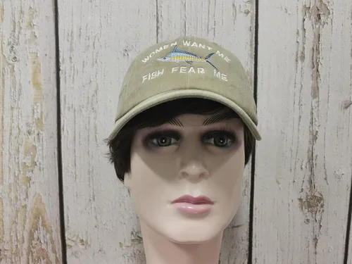 Vista 6 de Women Want Me Fish Fear Me Hats for Men