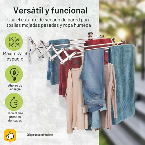 Vista 6 de Smartsome Tendedero de ropa montado en la pared