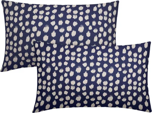 Vista 108 de Sweetshow Juego de 2 fundas de almohada de 16 x 16 pulgadas, diseño bohemio, con diseño de lunares, moderno y moderno, para exteriores, decorativas