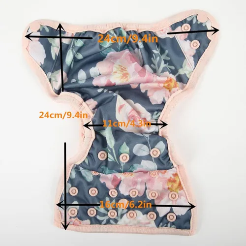Vista 4 de Funda para pañales para bebé recién nacido, 4.4 libras a 10 libras Oído colorido
