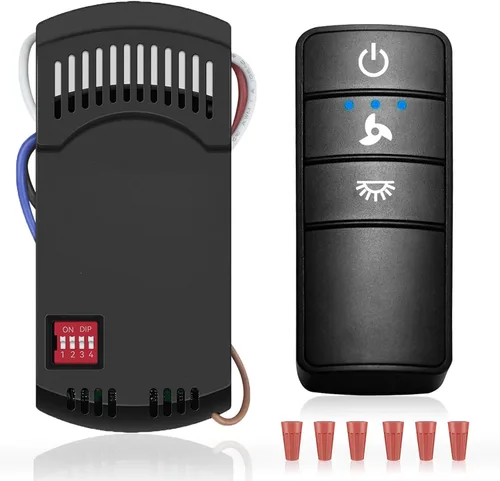 Vista 8 de Kit de control remoto universal para ventilador de techo con regulador de intensidad Repuesto para Hampton Bay, Hunter, Harbor Breeze, Fan-HD5