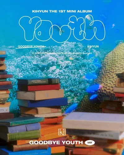 Vista 5 de DREAMUS KIHYUN YOUTH 1er Mini álbum CD+Photobook+Photocard+Billete de viaje+Pegatina+POB+Seguimiento (versión GOODBYE YOUTH)