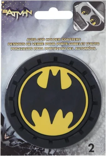 Vista 2 de Plasticolor 001960R01 Batman - Portavasos para auto, camión, SUV, paquete de 2