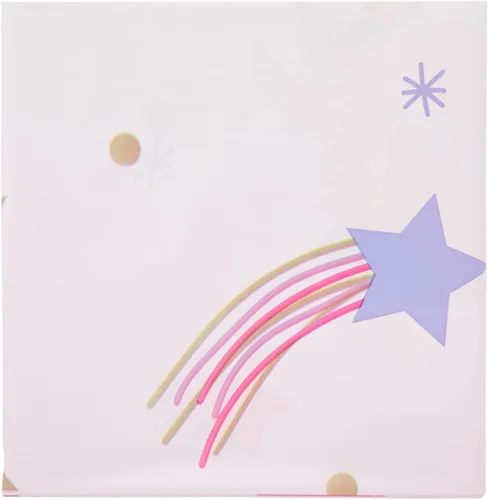 Vista 5 de Blue Panda Funda rectangular de plástico para mesa espacial, funda de plástico desechable duradera, decoración de fiesta de galaxia y decoraciones