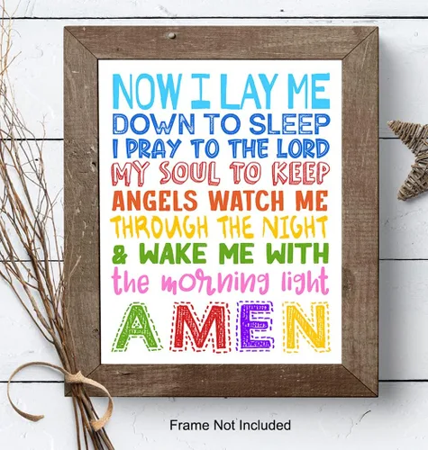 Vista 8 de Yellowbird Art & Design Arte y Decoración Religiosa para Pared - Lindos Regalos Cristianos para Dormitorio de Niños, Guardería, Niñas Pequeñas