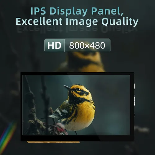 Vista 3 de BIGTREETECH Pantalla táctil HDMI de 5 pulgadas Display 800x480, IPS 160° Monitor de ángulo de visión compatible con Sovol-SV08 Raspberry-Pi 4B, 3B