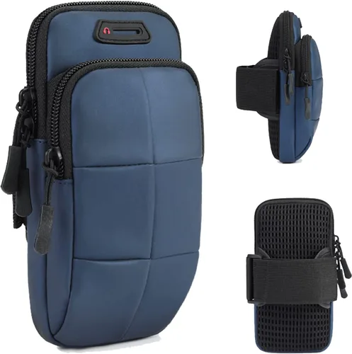 Vista 16 de Prime Comfort Brazalete para teléfono para correr, bandas para iPhone para ejercicio, bandas de brazo para correr para teléfono celular, monedero