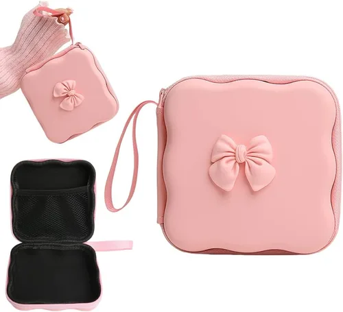 Vista 22 de Funda de almacenamiento para cargador, diseño de ondas, protector de cargador de viaje, organizador de cables para auriculares, caja