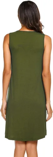 Vista 2 de Ekouaer - Camisón de maternidad para mujer tallas S-XXL