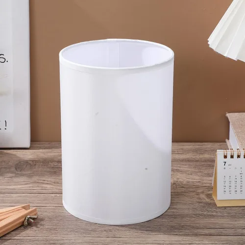 Vista 9 de SEWACC Pantalla de lámpara redonda de arpillera para bombillas E27, cubierta de lámpara decorativa para sala de estar, dormitorio, estudio