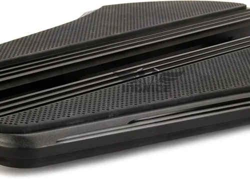 Vista 3 de Para Harley Defiance controlador negro Floorboards kits touring street electra glide fltr estribos flhx freno pedal cubre 1980-2018