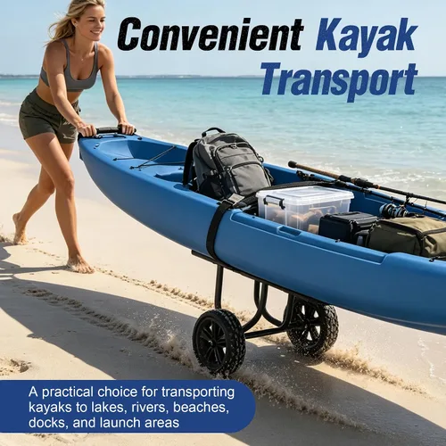 Vista 16 de GanFindX Kayak Cart 300 lbs Heavy Duty Aluminum Dolly