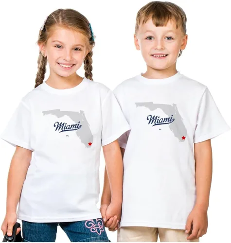 Vista 4 de Miami Florida - Camiseta MAP