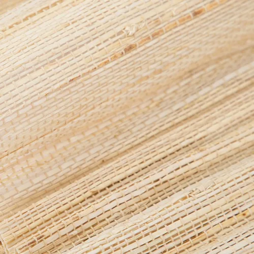 Vista 2 de Persianas Romanas de Bambú, Persianas de Madera Tejida Personalizadas sin Cordón, Persianas de Bambú Natural con Filtrado de Luz Natural