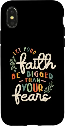 Vista 5 de Faith Over Fear Vintage Inspire Christian Design Case for iPhone 17