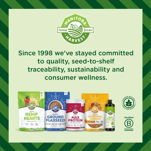 Vista 7 de Manitoba Harvest Polvo orgánico de cáñamo y superverdes, 7.5 onzas, polvo de superalimento verde con 0.23 oz de proteína, 0.11 oz de fibra por