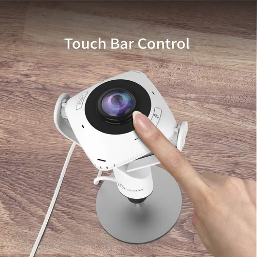 Vista 6 de j5create Cámara web de reunión de 360 grados - Cámara de videoconferencia HD de 1080P con micrófono de alta fidelidad, USB-C