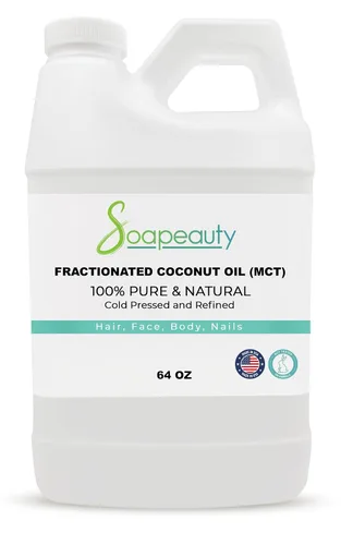 Vista 13 de Aceite de coco Soapeauty fraccionado prensado en frío refinado 100% natural disponible a granel Portador para aceites esenciales, hidratante